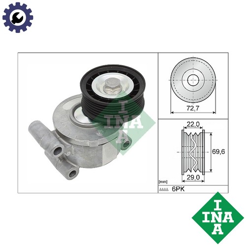 Tensioner lever vribbed belt - tensioner,