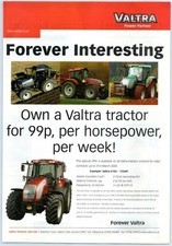 Valtra Tractors Vintage Advert 2004