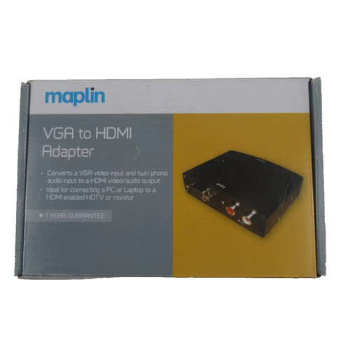 Maplin vga hdmi adapter - to,