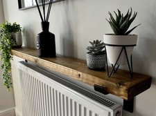 Rustic Radiator Shelf Solid