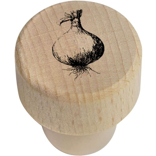 Single onion bottle stopper - bottle,