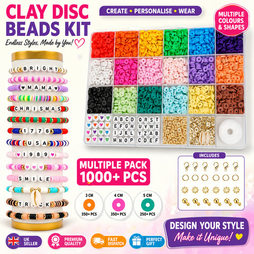 4200pcs clay beads bracelet - 4200pcs,