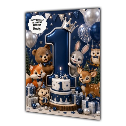 1st birthday card for - card,