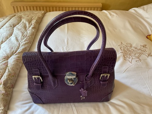 Leather handbag hobbs - handbag,