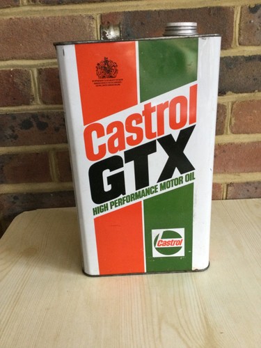 Castrol gtx oil - can, litres