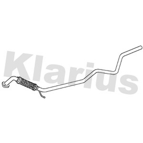 Front centre exhaust - exhaust, pipe