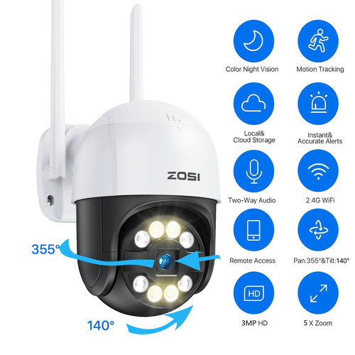 Zosi cctv wifi camera - zosi,