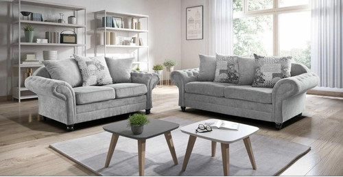Oakland gray fabric - oakland, 3+2