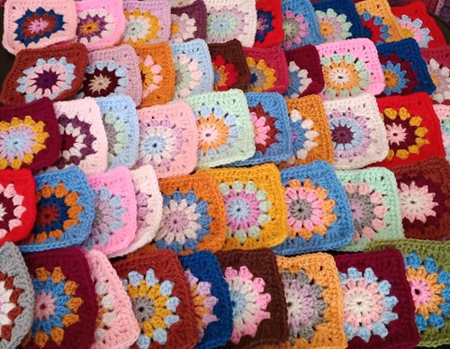 Handmade crochet granny - crochet,