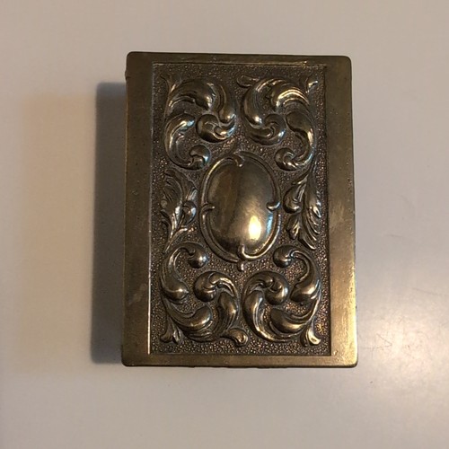 Vintage brass match holder - vintage,