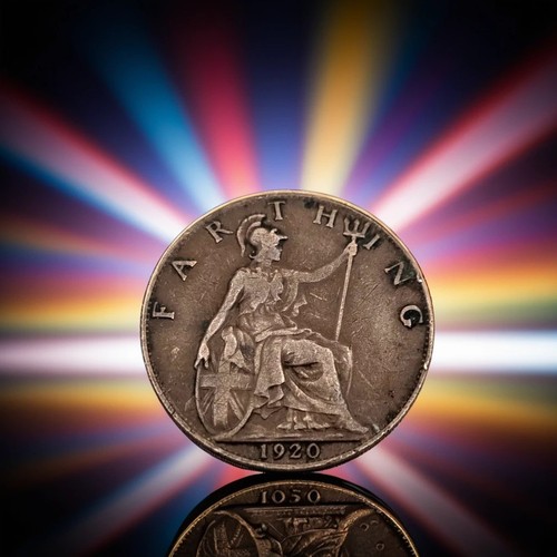Great britain farthing coin - britain,
