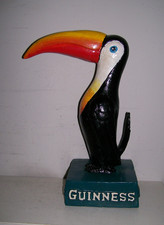 LARGE GUINNESS ADVERTISING TOUCAN BAR RESTAURANT COUNTER DISPLAY VINTAGE DESIGN