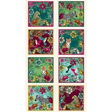 Jewel Tones Panel by Makower