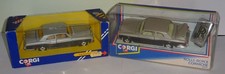 Corgi 279 & 94030 Rolls Royce Corniche - Silver / Black with interior variations