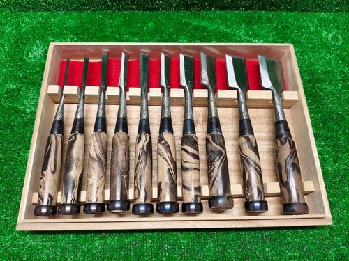 Japanese chisel set 10pc - japanese,