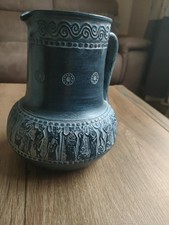 Vintage Greek Art Pottery Vase