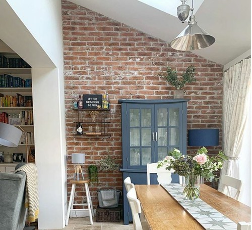 Rustic red blend brick - rustic,