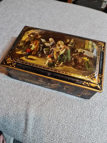 Metal box containing russian - metal,