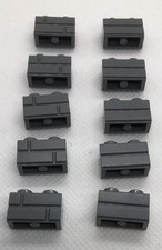 10 Lego 98283 Masonry Profile Bricks Dark Bluish Grey / Dark Stone Grey