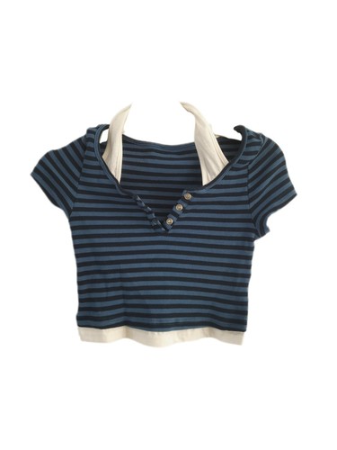 Cider blue cropped top - cider,