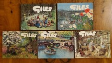5 Giles Cartoon Annuals
