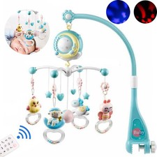 Baby Crib Mobile Hanging Bed Bell Holder DIY Toy Arm Bracket Wind-up Music