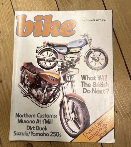Bike magazine november 1977 - magazine,