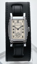 Rolex Prince Elegant ‘Stepped’ Art Deco ‘1938’ Gents Officers Vintage Watch