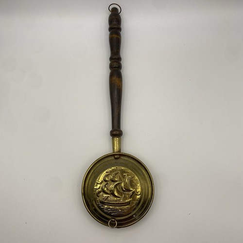 Vintage brass wall - brass, hanging