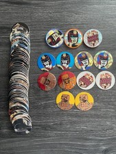 Judge Dredd The Movie Pogs Spugs Complete Set of 50 & SLAMMERS POGS