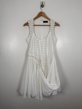 AllSaints Dress UK 12 White