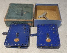 2 x PRE-WAR BLUE MECCANO