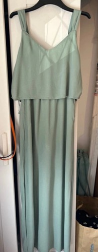 Sage green zara maxi dress - sage,