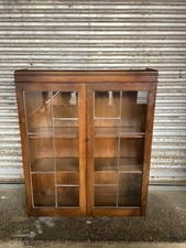 Small Antique Glazed Cupboard / Dresser Top