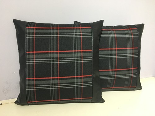 Red gti tartan - red, pillow