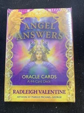 ANGEL ANSWERS ORACLE CARDS BY RADLEIGH VALENTINE POCKET SIZED U.K. SELLER
