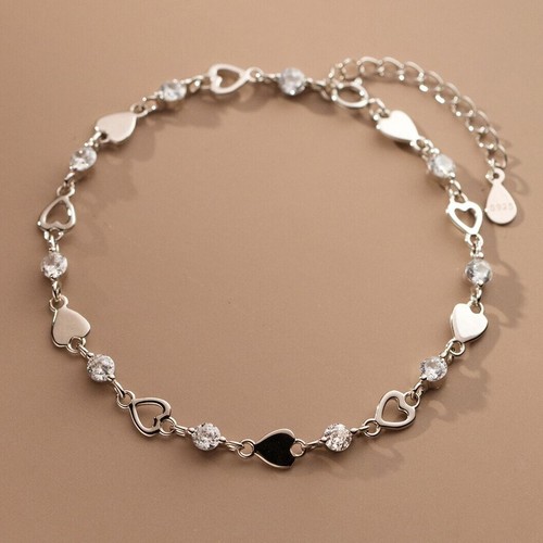 925 sterling silver crystal - silver,