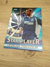 RARE TOPPS PREMIER GOLD 2001 CARD FOIL BLUE STAR PLAYER DUNCAN FERGUSON