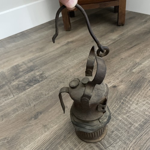 Antique carbide miner - antique,