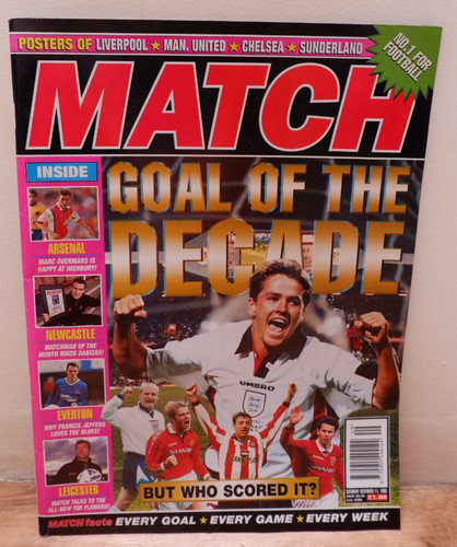 Vintage match goal - match, of