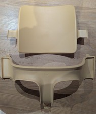 Stokke Tripp Trapp Baby Seat Set - White  Good Condition - Cleaned & Anti Bac'd