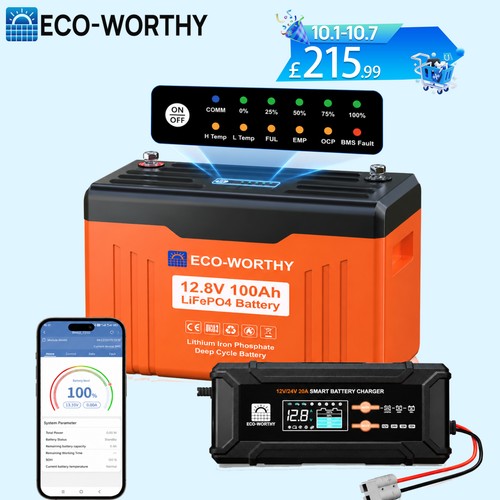 12v 100ah lifepo4 - 100ah,