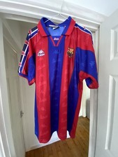 Original Kappa Barcelona Football Shirt 1995-1997 Size: XL