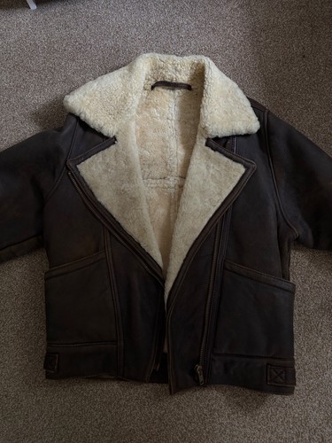 Real sheepskin aviator - sheepskin,