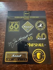 Marshall Amplification '60 Years - Diamond Jubilee' Limited Edition Sticker Set