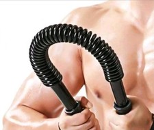 Heavy Duty Arm Power Twister Stretch Spring Bendy Bend Bar Gym Exercise 20-60kg