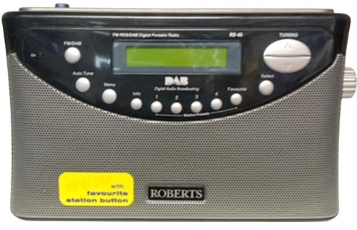 Roberts gemini dab rds - dab, fm