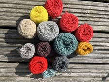 Shetland Wool, Mixed Wool, Craft, Crochet, Knitting, Art Project, Bundle