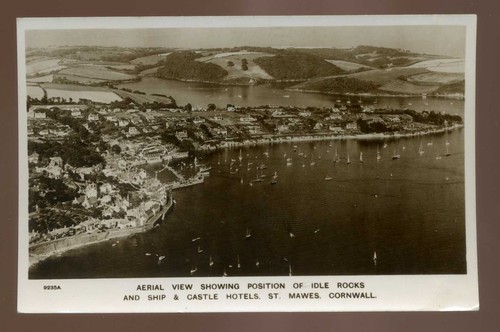 Mawes cornwall aerial view - st,
