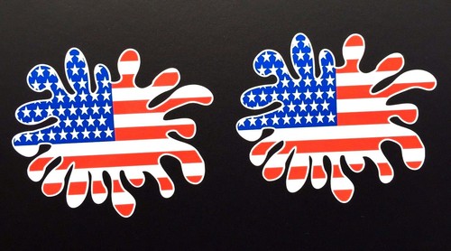 Usa flag paint splat car - paint, /